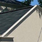 Ridge Ventilation outlet ventilation installation on an asphalt shingle roof