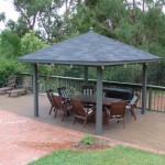 IKO Marathon Dual Black Asphalt Shingle Eltham DIY Gazebo