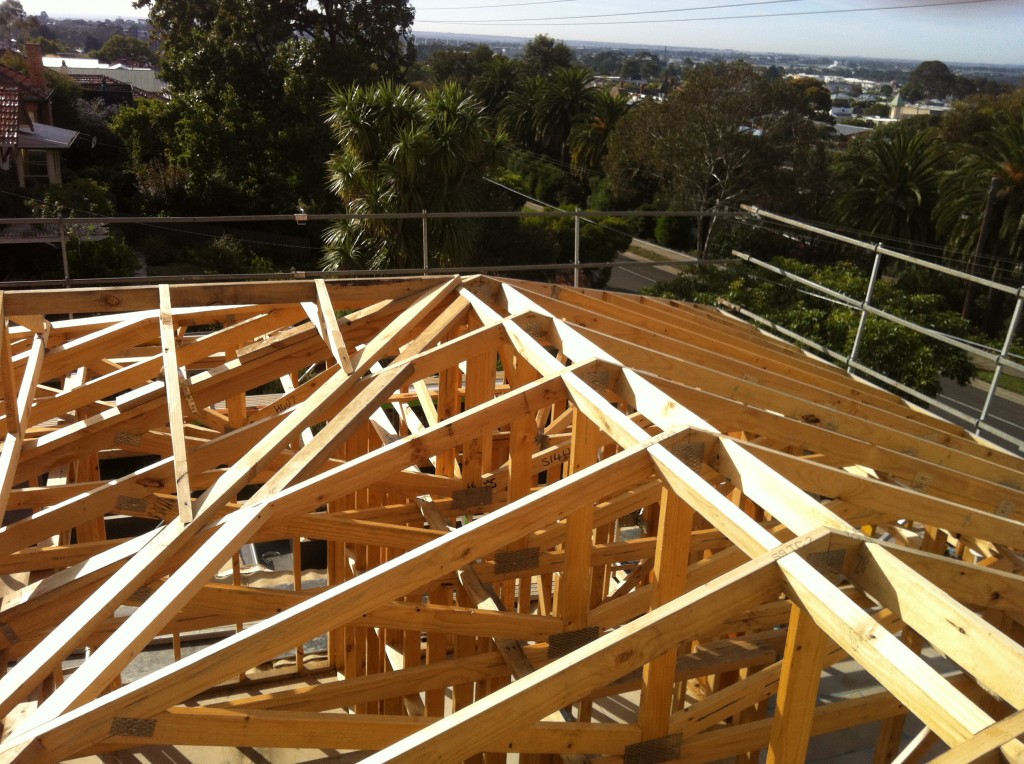 ridge frame installation